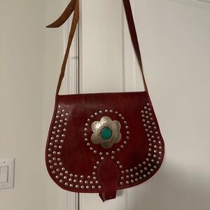 Moroccan leather bag